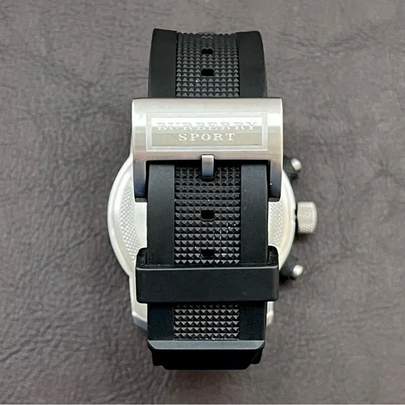 Burberry Sport Chronograph Mens Watch BU7700 Swiss Quartz Movement - Picture 14 of 16